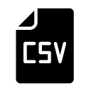 csv glyph Icon