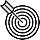 darts line icon