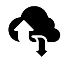 data transfer glyph Icon