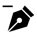 delete anchor point tool glyph Icon