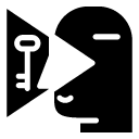 delete key glyph Icon