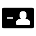 delete tab glyph Icon