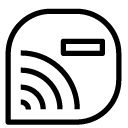 delete wifi line Icon