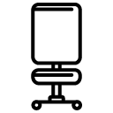 deskchair solid icon
