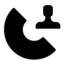 dial contact 5 glyph Icon
