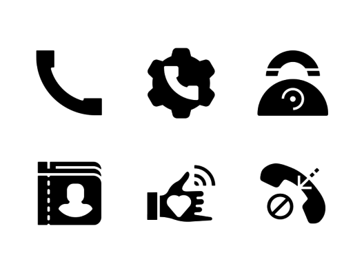 dialer-glyph-icons
