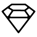 diamond glyph Icon