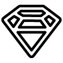 diamond line Icon