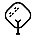 diamond tree line Icon