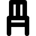 dining chair line icon