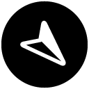 direction pointer_1 solid icon