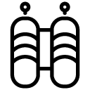 diving bottle line Icon