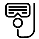 diving mask line Icon