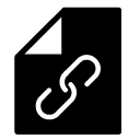 document attachment glyph Icon