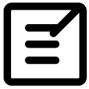 document paperclip line icon