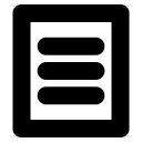 document solid icon