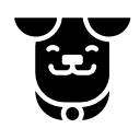 dog glyph Icon