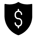 dollar security glyph Icon