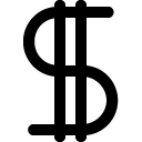 dollar solid icon