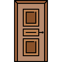 door_2 filled outline icon