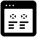 double article list glyph Icon