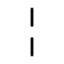 double line glyph Icon