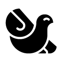 dove glyph Icon