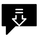 download chat eight glyph Icon