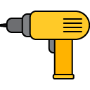 drill filled outline icon