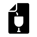 drinks glyph Icon