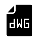 dwg file glyph Icon