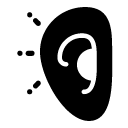 ear glyph Icon