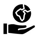 earth care glyph Icon
