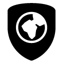 earth protection glyph Icon