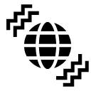 earthquake glyph Icon