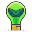 ecology lightbulb freebie icon