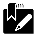 edit bookmark document glyph Icon