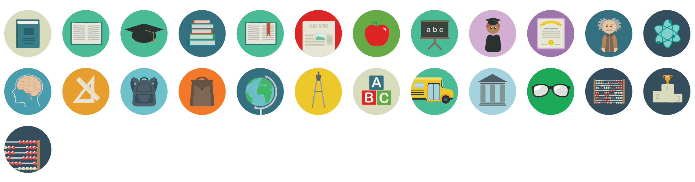 education-and-science-flat-icons-vol-1-preview