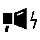 electric notification glyph Icon