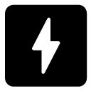 electric square glyph Icon