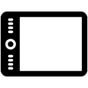 electronic drawing tool solid icon