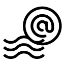 email postage line Icon