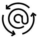 email refresh glyph Icon
