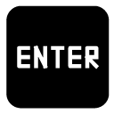 enter glyph Icon