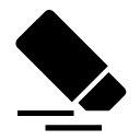 eraser glyph Icon