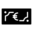 euro glyph Icon