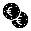 euros glyph Icon