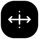 expand left right line 1 glyph Icon