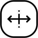 expand left right line 1 line Icon