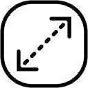 expand sides 2 line Icon